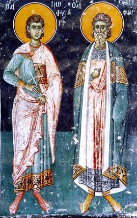 Troparul Sfinţilor Mucenici Claudiu, Castor, Sempronian şi Nicostrat; al Sfinţilor Mucenici Onisifor şi Porfirie