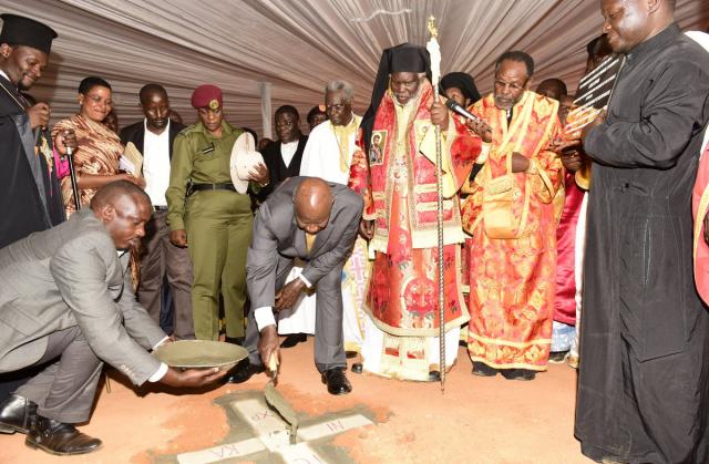 Președintele Ugandei a pus piatra de temelie pentru o Catedrală Ortodoxă în Kampala