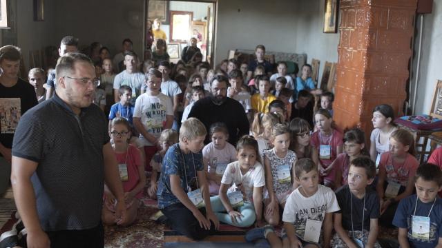(Video) Tabăra din Pridvorul Satului a ajuns în  Parohia „Aurel-Vlaicu”