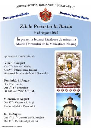 Zilele Parohiei Precista, la Bacău