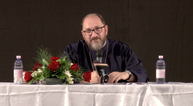 Părintele profesor Constantin Necula a conferențiat la Buhuși