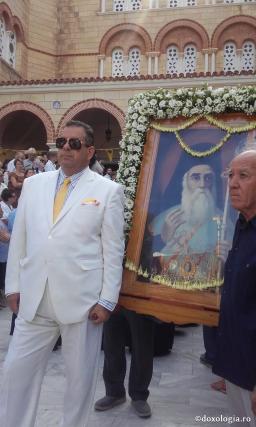 (Foto) Sărbătoarea mutării moaștelor Sfântului Ierarh Nectarie, Insula Eghina – 3 septembrie 2019