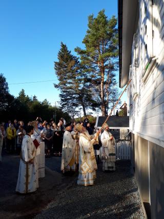 Înaltpreasfințitul Părinte Teofan a participat la sfințirea primei biserici ortodoxe românești din Regatul Norvegiei