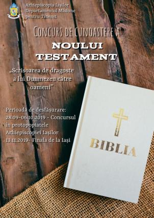 Concurs de cunoaștere a Noului Testament în Arhiepiscopia Iașilor