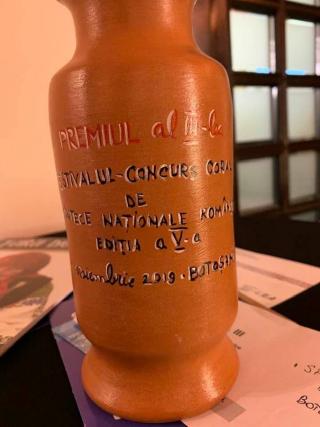 Corul „Sfântul Ioan Botezătorul”, premiat la un festival organizat la Botoşani