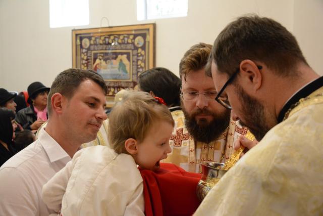 Liturghie arhierească în locașul de cult amenajat într-o fostă centrală termică