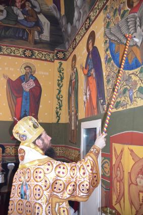 Sfințire de pictură la biserica din Fălticenii Vechi