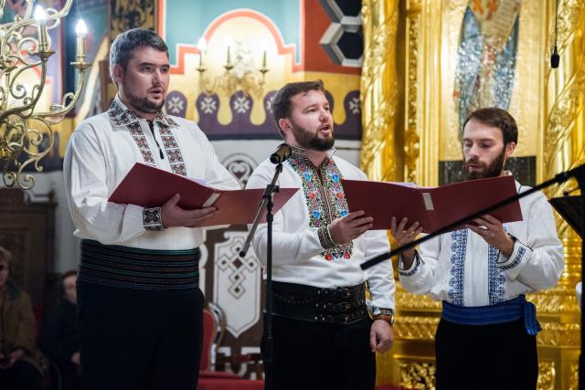 Concert susținut la Arad de Grupul psaltic „Chivotul” al Catedralei Mitropolitane din Iași