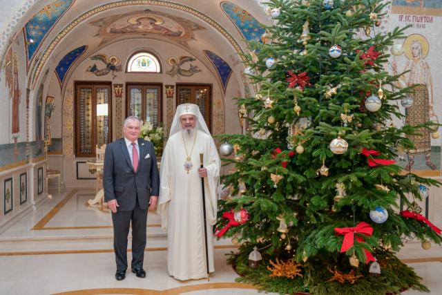 Noul ambasador al Statelor Unite ale Americii la Bucureşti, în vizită de prezentare la Patriarhia Română