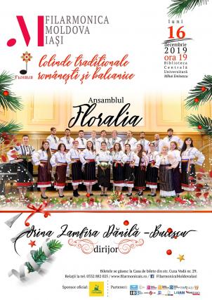 Concert de colinde tradiționale românești și balcanice, la Iași