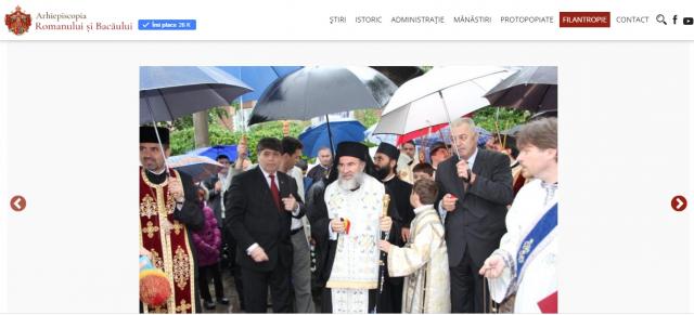 O nouă interfaţă a site-ului Arhiepiscopiei Romanului și Bacăului