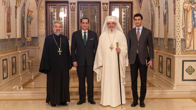 Noul ambasador al Regatului Hașemit al Iordaniei la Bucureşti, în vizită de prezentare la Patriarhia Română