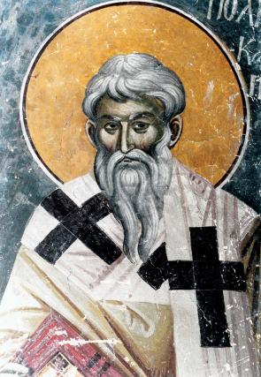 Troparul Sfântului Sfinţit Mucenic Policarp, Episcopul Smirnei, glasul al 4-lea