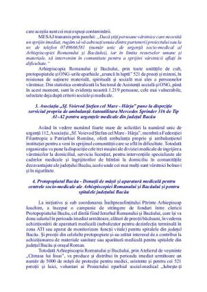 Mulțumire în liturghie pentru viața primită în dar