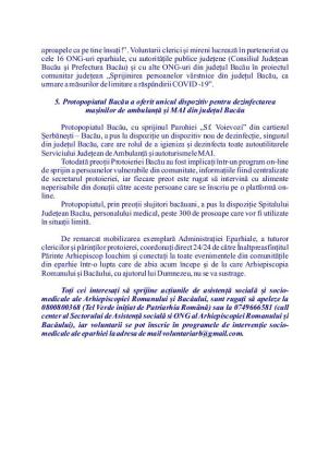 Mulțumire în liturghie pentru viața primită în dar