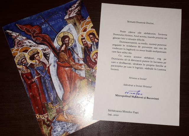 300 de pachete cu materiale de protecție împotriva COVID-19 pentru medicii de familie din Arhiepiscopia Iașilor