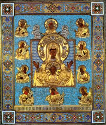 Icoana Maicii Domnului „a Semnului”(a Rădăcinii din Kursk, Novgorod)