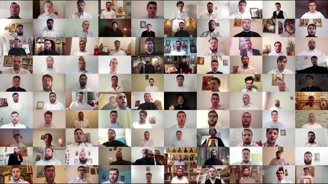 (Video) Arhidiacon Mihail Bucă și Corul Tronos – Hristos a Înviat!