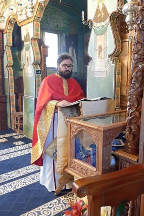 Sfântul Ierarh Pahomie de la Gledin, cinstit la Schitul Pocrov