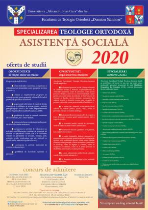 Secția de Asistență Socială din cadrul Facultății de Teologie din Iași așteaptă studenți pentru următorul an universitar