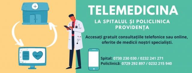 Servicii de telemedicină la Policlinica "Providența"