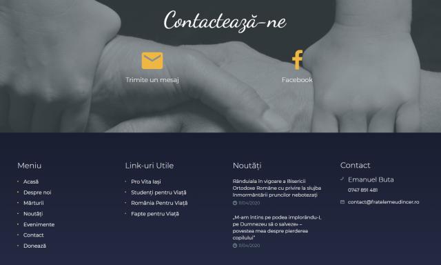La Marșul pentru Viața online de la Iași se va lansa site-ul fratelemeudincer.ro