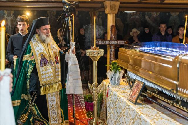 Arhimandritul Serafim Huzdup, purtat către Ceruri