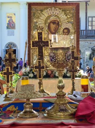 Sărbătoarea icoanei Maicii Domnului „Îndrumătoarea” de la Mănăstirea Neamț