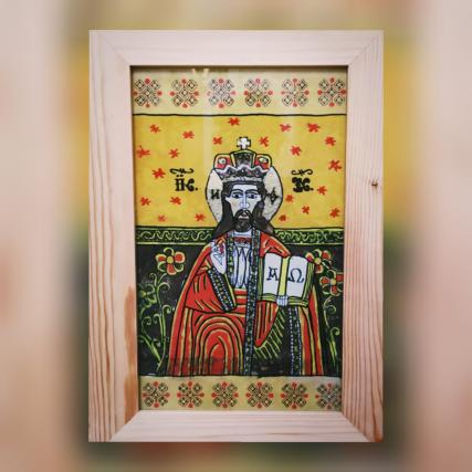 Atelier de icoane pe sticlă și expoziție în parohia Torrent, Spania