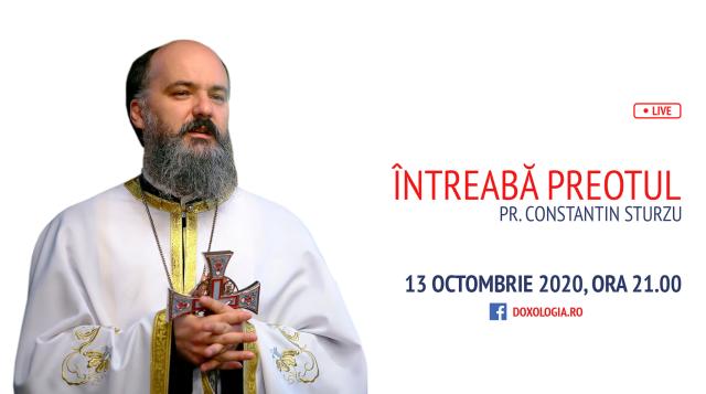 (Video) Întreabă preotul LIVE – De ce este atât de iubită Sfânta Parascheva – Părintele Constantin Sturzu