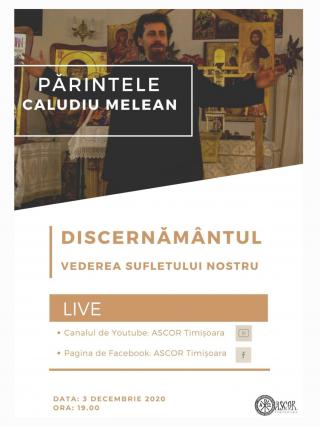 Conferință ASCOR Timișoara: „Discernământul. Vederea sufletului nostru”