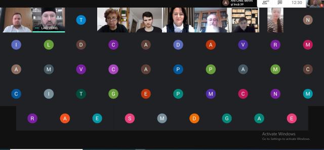 Hora unirii „online”, la Seminarul Teologic de la Mănăstirea Neamț
