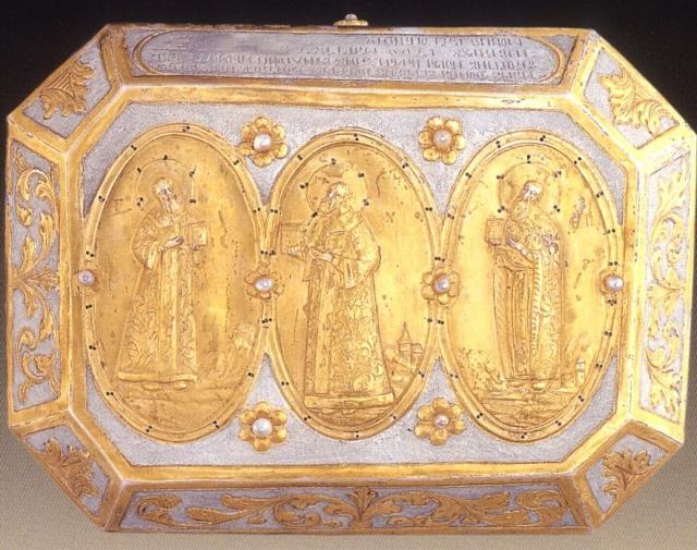 Capul Sfântului Grigorie Teologul de la Mănăstirea Vatoped – Athos