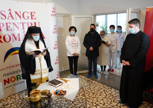 Preoți din Arhiepiscopia Sucevei și Rădăuților au donat sânge și plasmă convalescentă Covid-19 în cadrul Campaniei „Sânge pentru viață”