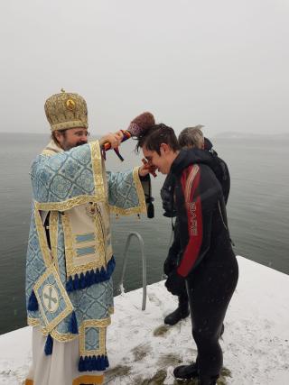 Praznicul Botezului Domnului la Marea Baltică în Stockholm
