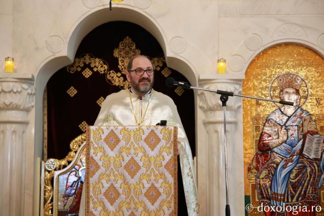 Părintele Constantin Necula, la Iași: „Biserica este parte integrantă a efortului bucuriei în știință și în cunoaștere”