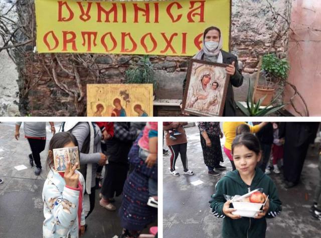 Parohia românească din Catania a oferit hrană caldă pentru 100 de persoane