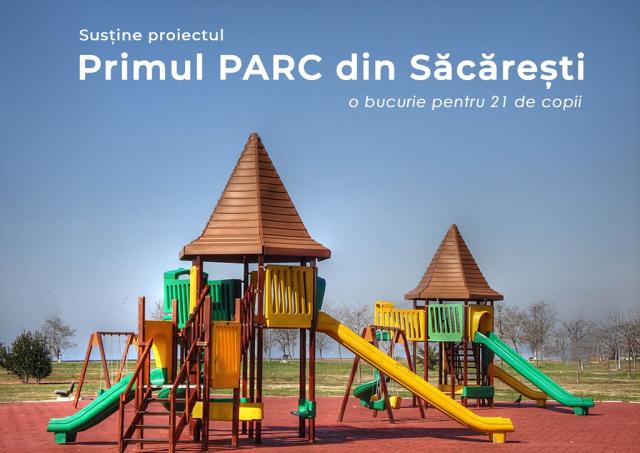 Se construiește primul parc pentru copii și tineri din satul Săcărești. Fii alături de inițiatori!