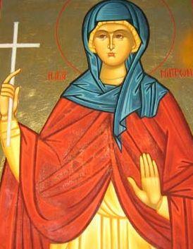 Sfânta Muceniță Matrona din Tesalonic ‒ drumul spre sfințenie