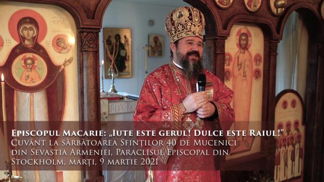 (Video) „Iute este gerul! Dulce este Raiul!” – PS Macarie