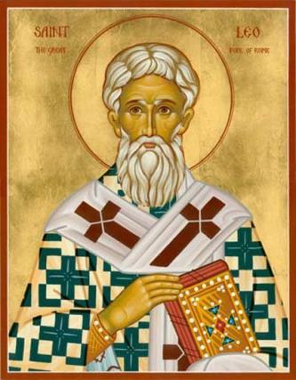 Condacul Sfântului Ierarh Leon, Episcopul Romei