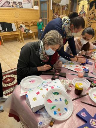Atelier de pictură și expoziție în parohia Torrent (Spania)