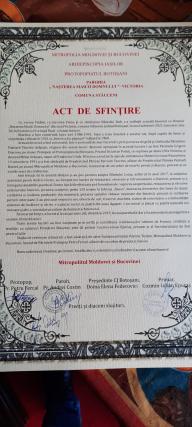 Ctitoria Părintelui Patriarh Teoctist Arăpașu, resfințită de IPS Părinte Mitropolit Teofan