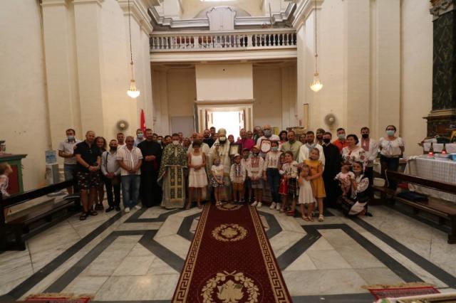 Cel de-al șaptelea Hram al Parohiei „Nașterea Sfântului Ioan Botezătorul” din Republica Malta. PS Atanasie de Bogdania a săvârșit Dumnezeiasca Liturghie