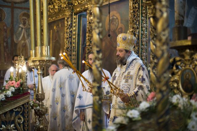 Slujire arhierească la hramul Mănăstirii Golia, după mai bine de 20 de ani