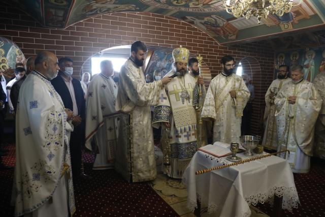 Pictura bisericii din curtea Spitalului Clinic „Dr. C. I. Parhon” ‒ Iași, sfințită de PS Părinte Nichifor Botoșăneanul