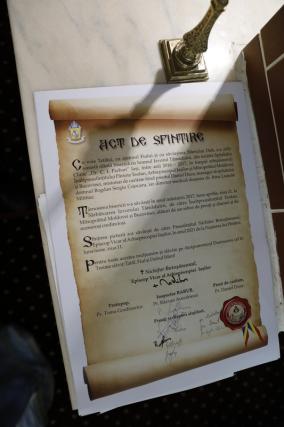 Pictura bisericii din curtea Spitalului Clinic „Dr. C. I. Parhon” ‒ Iași, sfințită de PS Părinte Nichifor Botoșăneanul