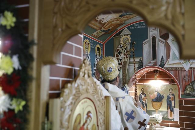 Pictura bisericii din curtea Spitalului Clinic „Dr. C. I. Parhon” ‒ Iași, sfințită de PS Părinte Nichifor Botoșăneanul