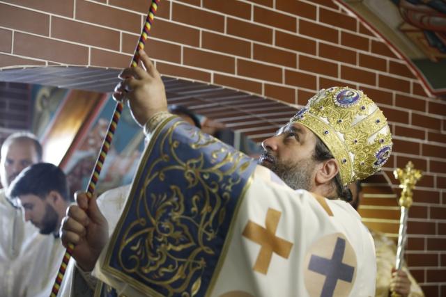 Pictura bisericii din curtea Spitalului Clinic „Dr. C. I. Parhon” ‒ Iași, sfințită de PS Părinte Nichifor Botoșăneanul