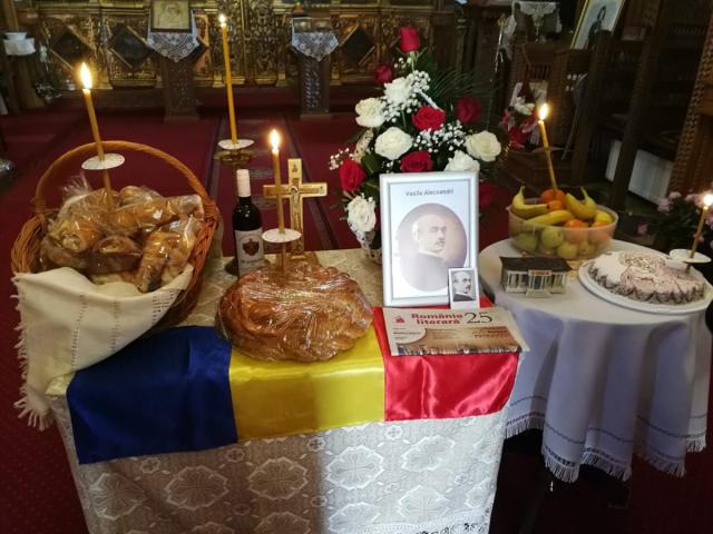 Parastas pentru poetul Vasile Alecsandri, la Biserica „Precista” din Bacău